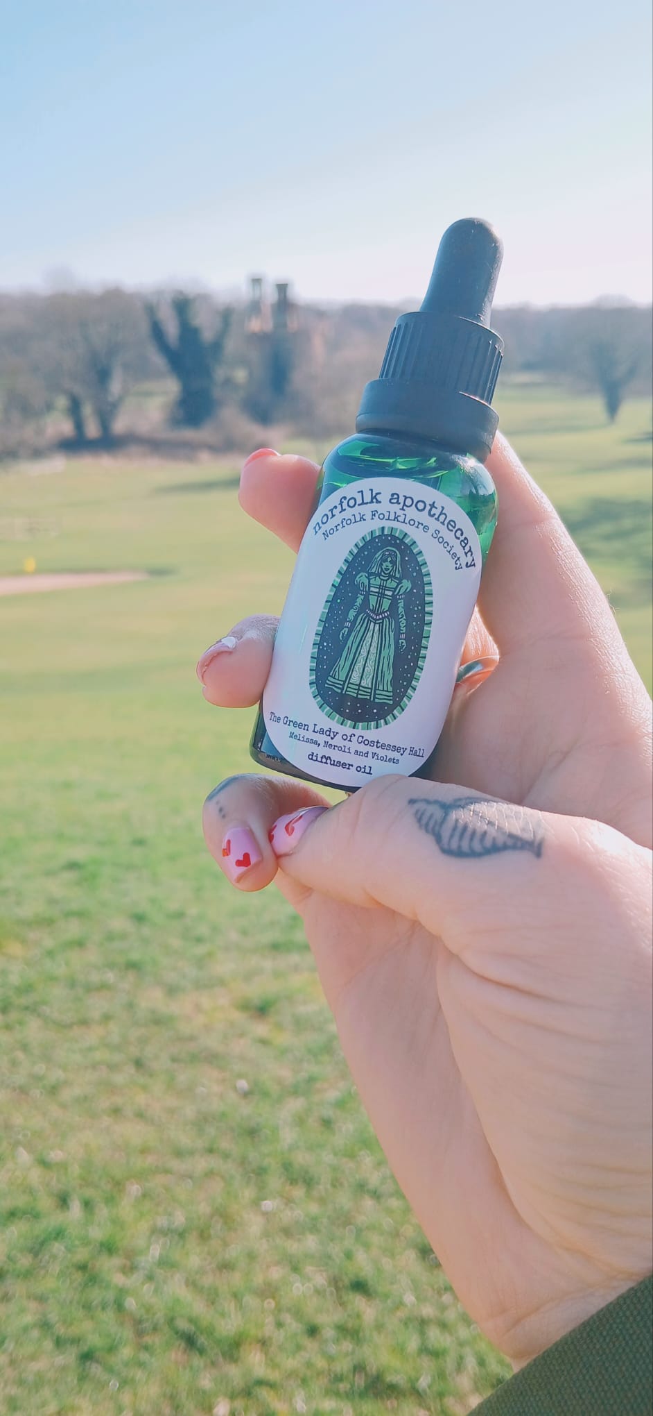 The green lady of costessey - diffuser oil (burner)