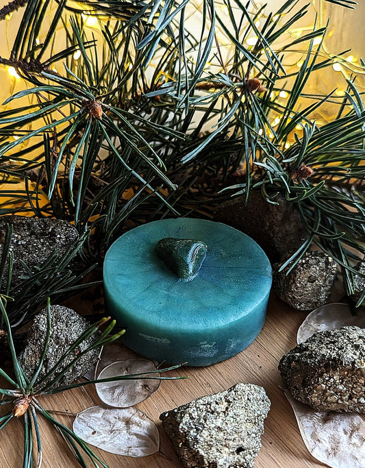 crystal infused soap - christmas