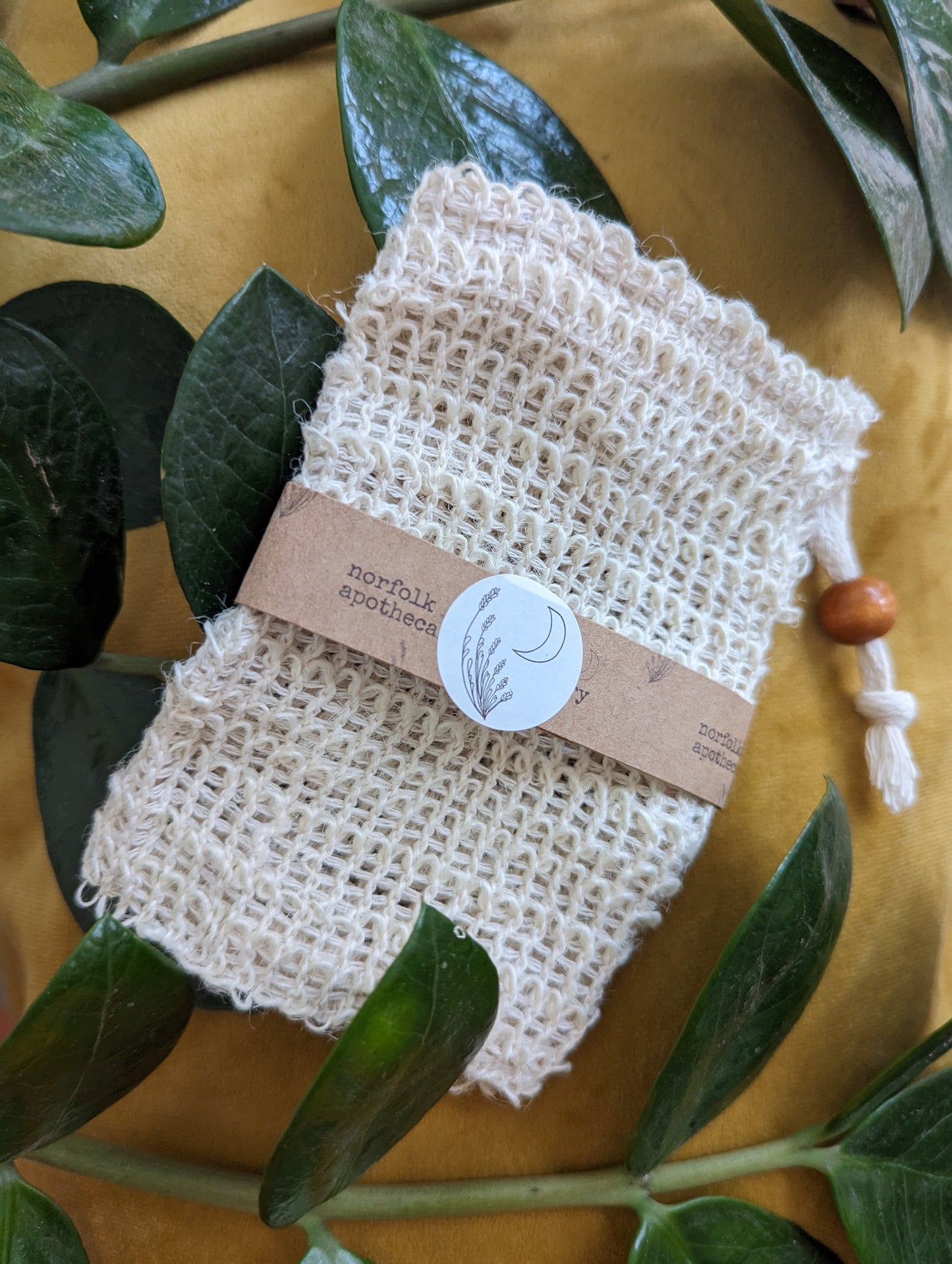 natural sisal soap bag