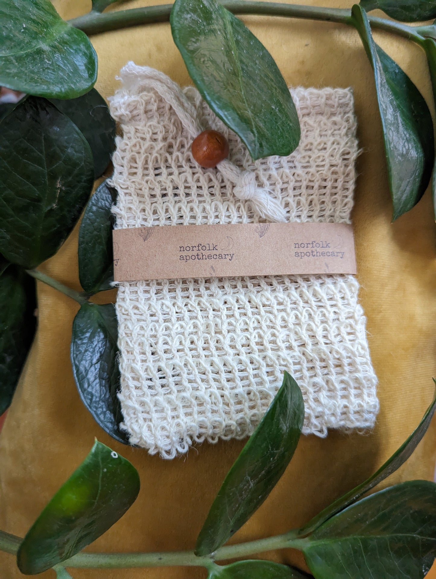 natural sisal soap bag