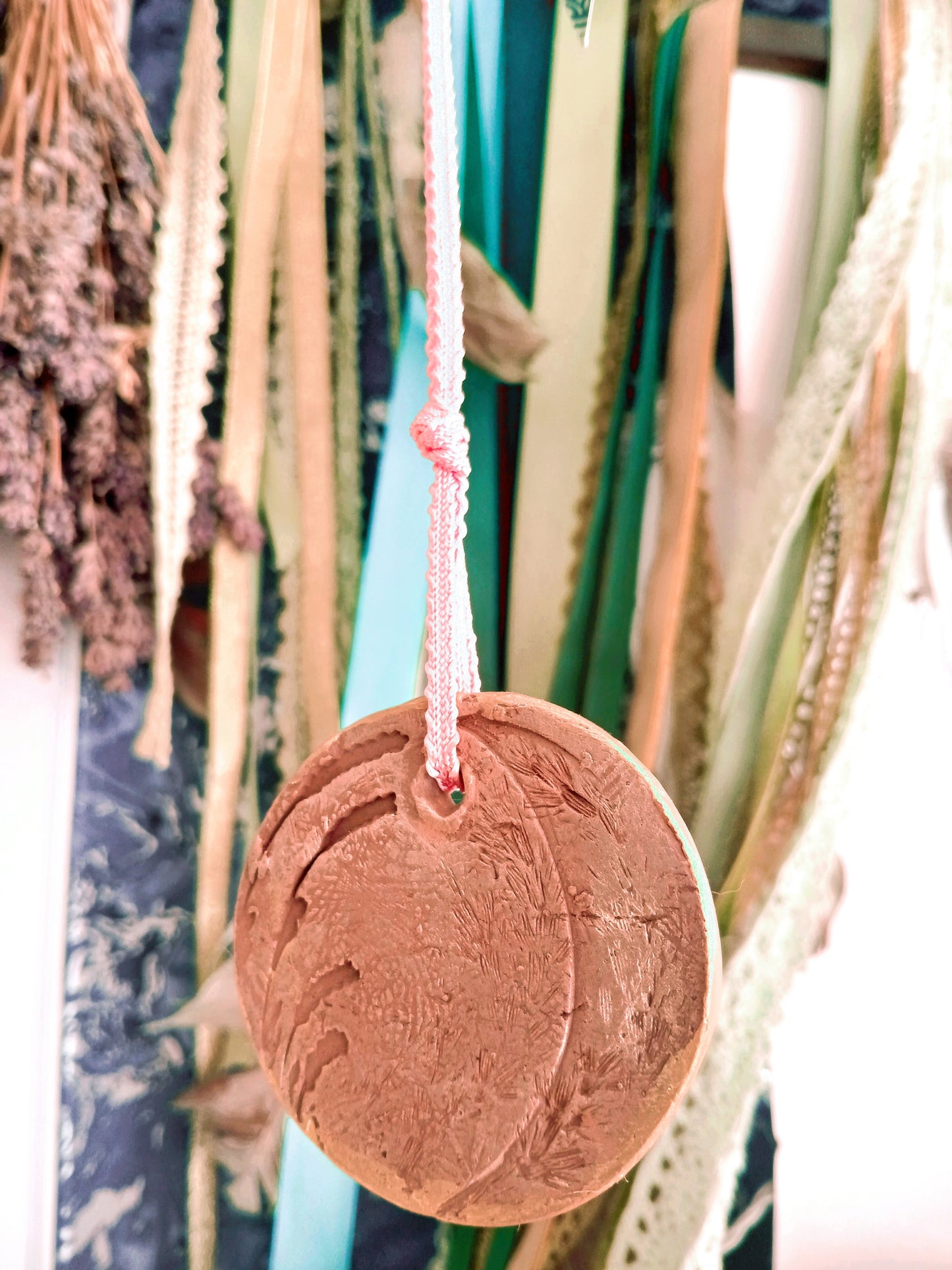 Terracotta scent disk